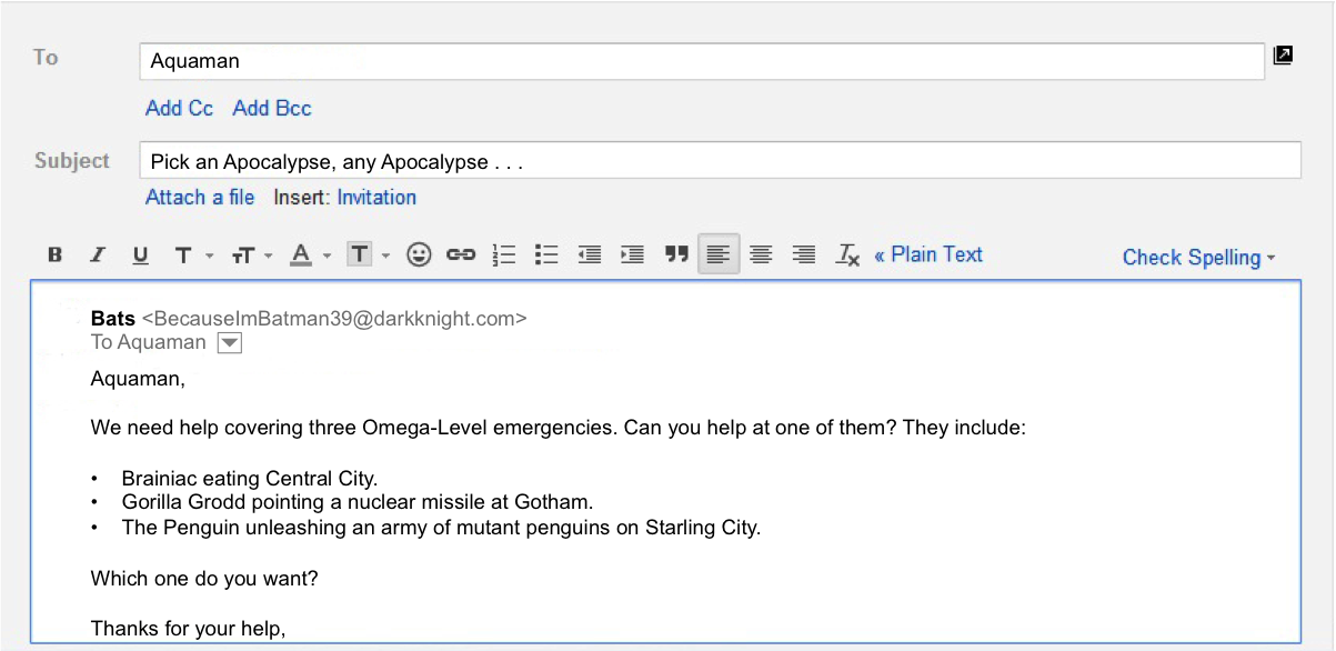 consigli email aziendale - richiesta email