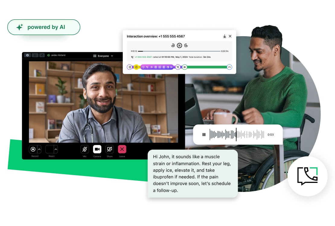 GoTo Connect is an all-in-one platform designed for healthcare communication, offering seamless virtual appointments, AI-powered insights, and tools to improve patient care.