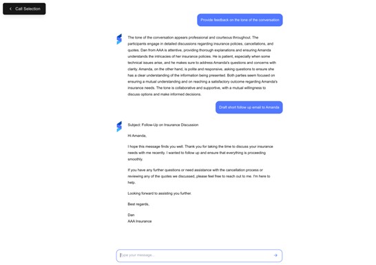 Captura de tela do módulo de pesquisa inteligente